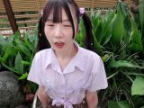まるでブッカケ！制服姿のままずぶ濡れになっていくグラドル 姫崎あむ